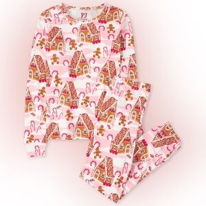 The Children’s Place Gingerbread House Snug Fit Cotton Pajamas